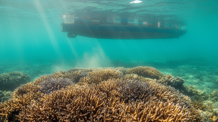 Shipping lanes carve measurable shifts in Karimunjawa’s coral reefs