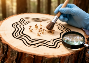 Seven New Fungal Species Discovered Hiding in Beetle-Galleries of Chinese Pines