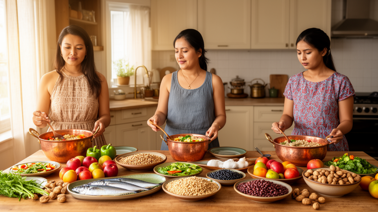 Dietary diversity linked to fewer symptoms in women across three countries