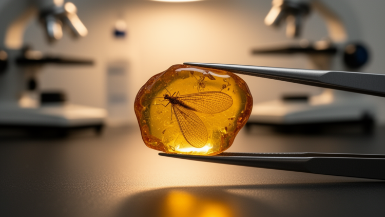 Ancient Amber Reveals Reproductive Secrets of Extinct Cretaceous Lacewings