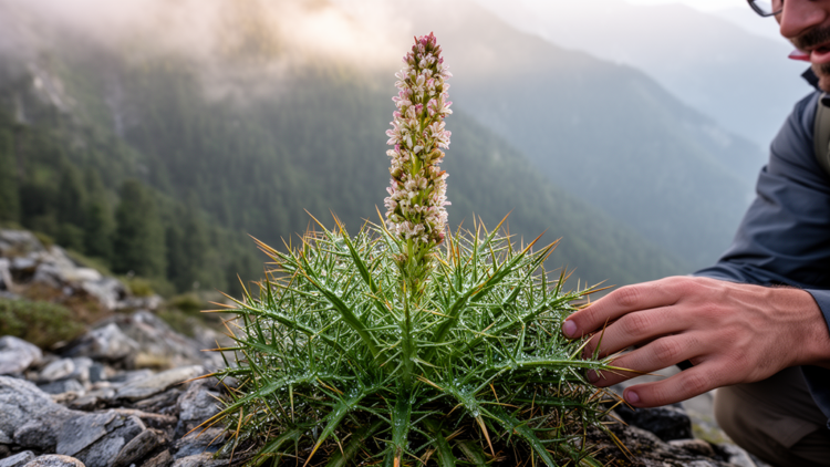 Ancient Spiky Plant Lineage Yields a Striking New Species Hidden in Asian Mountains