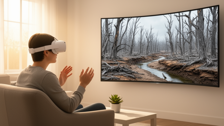Repeated VR Trips to Damaged Nature Keep Environmental Awareness Alive