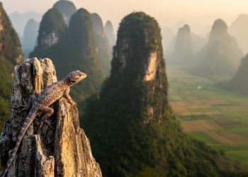 Genetic study reveals isolated gecko populations on fragmented karst landscape in southern China