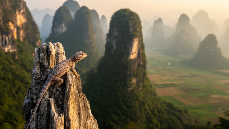 Genetic study reveals isolated gecko populations on fragmented karst landscape in southern China