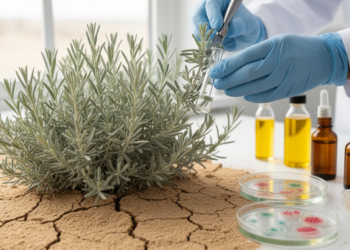 Desert Shrub’s Essential Oil Shows Potent Antimicrobial and Anticancer Activity