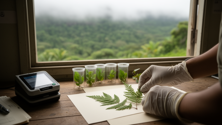 DNA Barcodes Build a Reference Library for Réunion’s Ferns