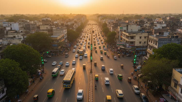 Hamiltonian Math Meets City Traffic: Graph Model Cuts Vellore Delays Nearly in Half
