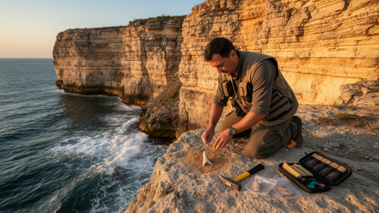 Sharks That Outlived the Dinosaur Asteroid Emerge From Bulgarian Cliffs
