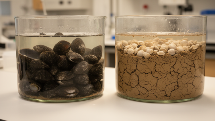 Invasive Asian clams outlast vulnerable native fingernail clams in drought experiments