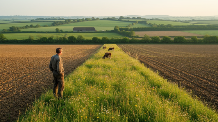 Farmers’ social norms and economics squeeze semi-natural meadows out of lowlands
