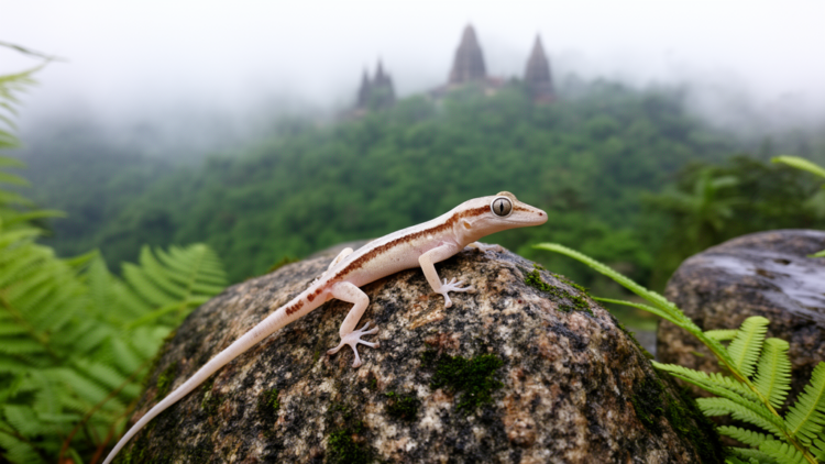 New slender gecko species discovered hiding in India’s sacred Tirumala hills