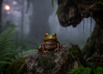 New frog species with coppery orange eyes discovered in Chinese karst forests