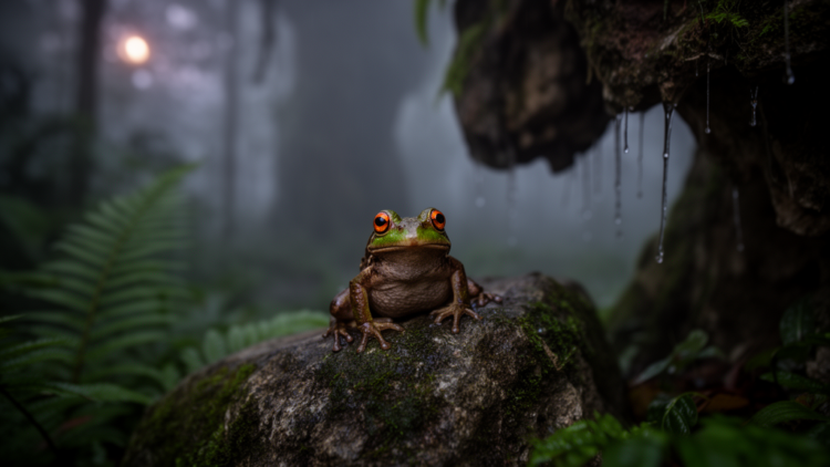 New frog species with coppery orange eyes discovered in Chinese karst forests
