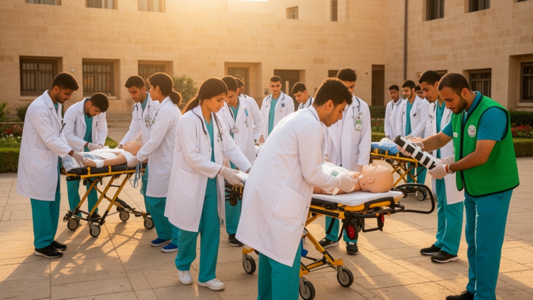 Medical Students in Jordan Are Eager for Disaster Duty but Feel Unprepared, Course Shows