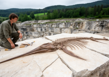 New swordfish-snouted ichthyosaur species unearthed in Bavaria is the youngest of its kind