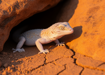 Desert gecko lets its refuge set its body temperature, study finds