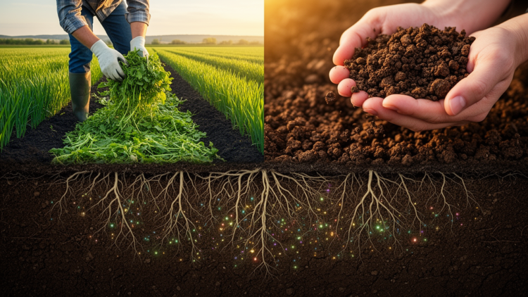 Green Manure and Vermicompost Reshape the Hidden Bacterial World Beneath Barley