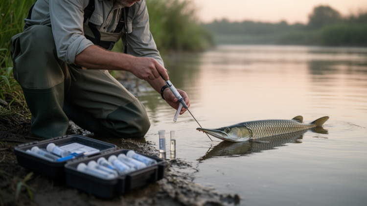 Rapid 15-Minute DNA Test Detects Invasive Alligator Gar in the Wild