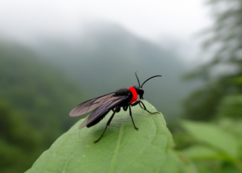 New Red-Collared Sawfly Species Discovered in China’s Tianmu Mountains