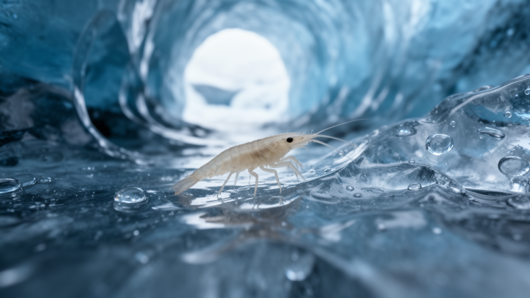 Ice Cave Amphipods Beat Winter by Staying Wet, Not Frozen