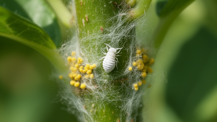 Fungus-farming mealybug reveals rare chromosomes and live birth strategy