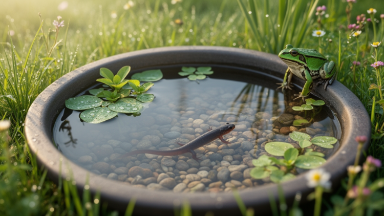 Garden mini-ponds draw amphibians within months, citizen science experiment shows