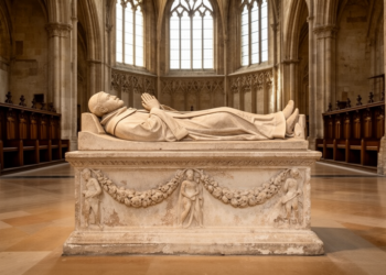 Medieval abbot may have occupied Westminster Abbey’s reused Roman sarcophagus