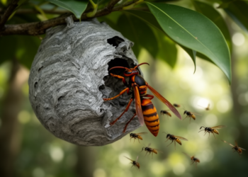 Hornet Queens Caught Usurping Nests of Rival Species in Taiwan