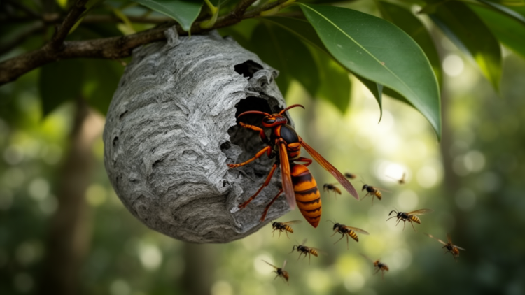 Hornet Queens Caught Usurping Nests of Rival Species in Taiwan