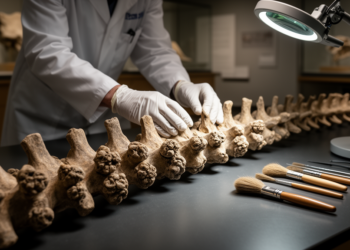 Triassic marine reptile spine reveals mysterious bone growths never seen before