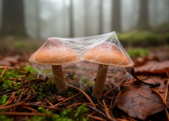 Two New Spiderweb-Veiled Mushrooms Unveiled from China’s Plateau Forests