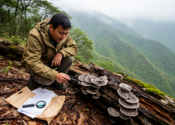 Three new wood-decaying fungi discovered in China’s Qinling Mountains
