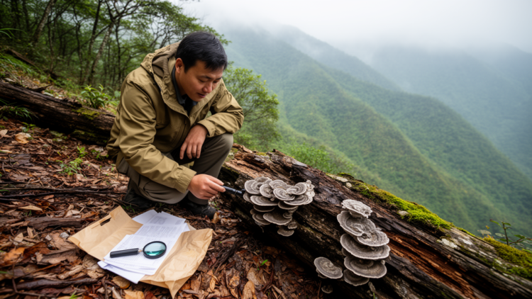 Three new wood-decaying fungi discovered in China’s Qinling Mountains