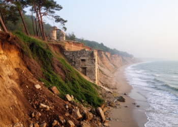 Landslides on Bulgaria’s Black Sea coast threaten biodiversity and ancient heritage