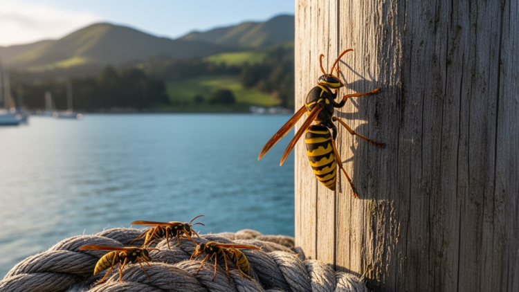 Invasive social wasps creep across the South Pacific as a notorious hornet reaches New Zealand