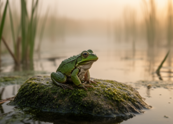 Greek frog discovered further north than ever recorded in Serbia