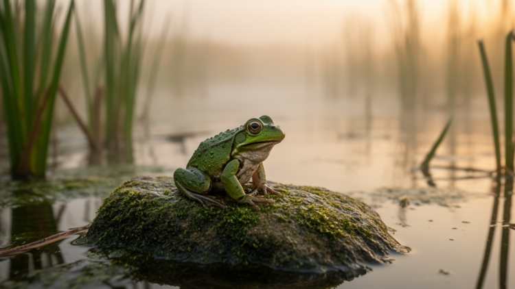 Greek frog discovered further north than ever recorded in Serbia