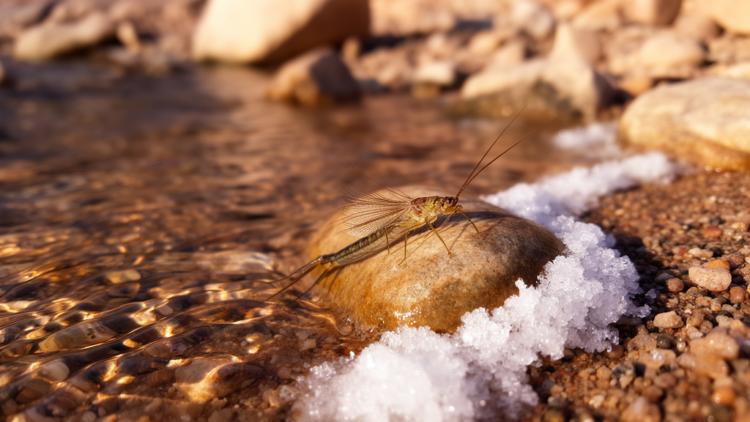 Salty-stream mayfly from Arabia turns up in Morocco, a first for North Africa