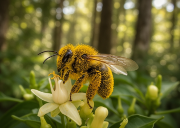 Stingless bees in Bolivian forest overwhelmingly favor protein-rich wild chili pollen