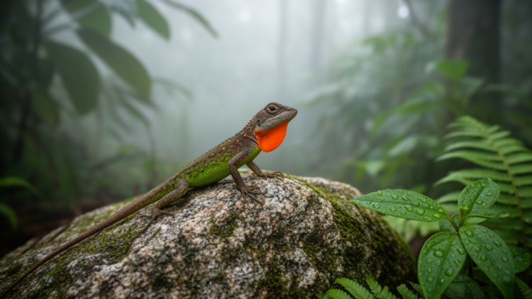 New Orange-Throated Lizard Species Discovered on China-Myanmar Border
