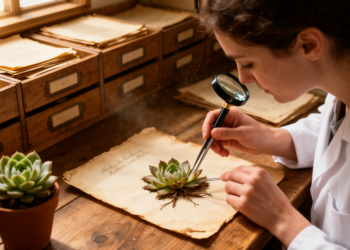 Botanists Pin Down the Name of a Rare Dolomite Houseleek With 180-Year-Old Specimens