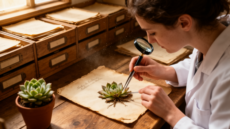 Botanists Pin Down the Name of a Rare Dolomite Houseleek With 180-Year-Old Specimens