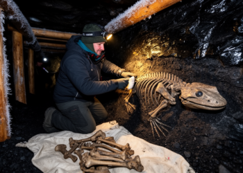 Russia’s Arctic coal mines yield the world’s last surviving eryopid amphibians