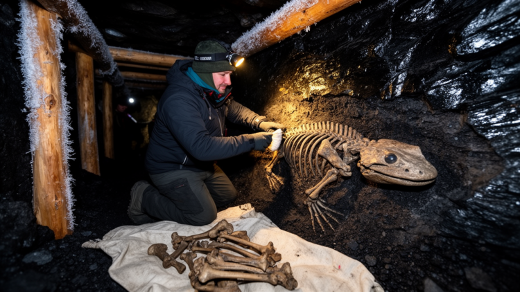 Russia’s Arctic coal mines yield the world’s last surviving eryopid amphibians