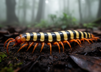 Zebra-Striped Centipede Discovered in Yunnan Forest Reserve