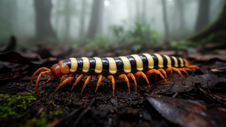Zebra-Striped Centipede Discovered in Yunnan Forest Reserve