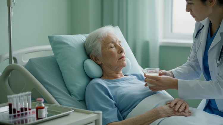 Simple Blood Score Predicts Survival in Older Stroke Patients With Severe Swallowing Problems