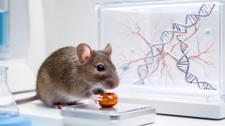 High-fat diet impairs mouse cognition through altered RNA splicing