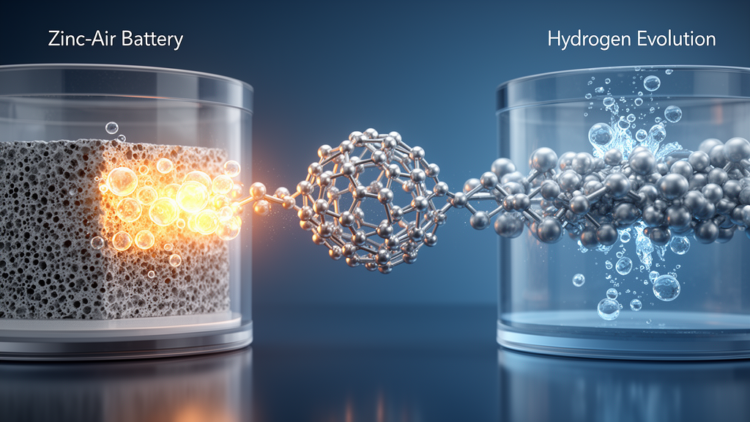 Tri-Functional Catalysts Bridge Zinc-Air Batteries and Hydrogen Production