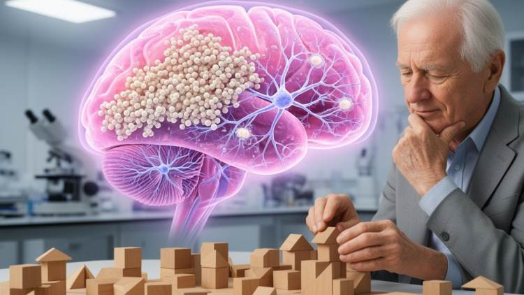 Immature brain support cells linked to poorer reasoning in older adults
